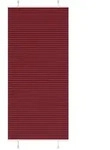 vidaXL Plissee Bordeauxrot 100x200 cm Stoffbreite 99,4 cm Polyester