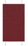 vidaXL Plissee Bordeauxrot 80x150 cm Stoffbreite 79,4 cm Polyester