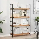 vidaXL Schweberegale 3 Stk. 100x30x4 cm Massivholz Akazie &Ouml;lbehandelt