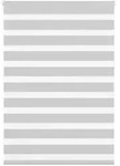 vidaXL Zebrarollo Hellgrau 105x100 cm Stoffbreite 100,9 cm Polyester