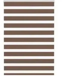 vidaXL Zebrarollo Braun 110x150 cm Stoffbreite 105,9 cm Polyester