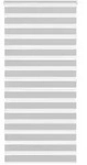 vidaXL Zebrarollo Hellgrau 95x200 cm Stoffbreite 90,9 cm Polyester