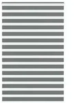 vidaXL Zebrarollo Dunkelgrau 150x200 cm Stoffbreite 145,9 cm Polyester