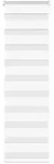 vidaXL Zebrarollo Wei&szlig; 40x100 cm Stoffbreite 35,9 cm Polyester