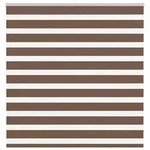 vidaXL Zebrarollo Braun 150x150 cm Stoffbreite 145,9 cm Polyester