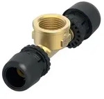 "Tece logo-Ax T-St&uuml;ck Dimension 20mm x Rp 1/2" Siliziumbronze"