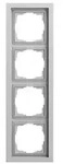 Gira Abdeckrahmen 4f flach Gira 0214765