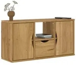 vidaXL TV-Schrank mit Schublade ODDA 79x24x40 cm Massivholz Kiefer