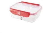Aufbewahrungsbeh&auml;lter, STOR'EAT, ca. 1000 ml, rot