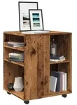 vidaXL Rollschrank Altholz-Optik 60x53x72 cm Holzwerkstoff