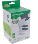 InLine&reg; Tischklemme f&uuml;r Steckdosenleiste, drehbar, Federklemme, wei&szlig;