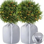 2er Set Thermo Topfschutz 70x65cm Winter Schutzbeutel Frost Pflanzen