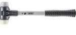 HALDER SIMPLEX Schonhammer &Oslash; 30 mm TPE-mid grau / Nylon mit verst&auml;rktem