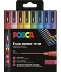 POSCA Pigmentmarker PC3ML Glitter, 8er Box