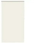 vidaXL Verdunkelungsrollo Cremewei&szlig; 130x210cm Stoffbreite 126,6cm