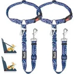 Hundegurt Auto Kopfst&uuml;tzen-R&uuml;ckhalte Universalschnalle 2Pcs