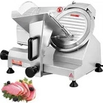 VEVOR Kommerzieller Fleisch Allesschneider 200 W, Elektrische Aufschnittmaschine