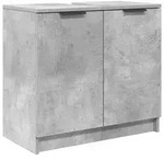 vidaXL Badezimmerschrank Beton Grau 64,5 x 33,5 x 59 cm Holzwerkstoff