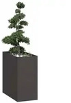 vidaXL Pflanzk&uuml;bel Schwarz 40x80x80 cm Stahl