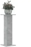 vidaXL Pflanzenst&auml;nder 2 Stk. Betongrau 30x30x80 cm Holzwerkstoff