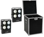 EUROLITE Set 2x Audience Blinder 4x100W LED COB CW/WW + Case