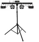 EUROLITE Set LED KLS Laser Bar PRO FX-Lichtset + M-4 Boxenhochst&auml;nder