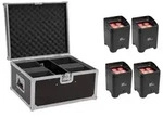 EUROLITE Set 4x AKKU UP-4 Entry QCL Spot + Case