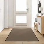 vidaXL Fu&szlig;matte Rechteckig Beige 120x350 cm