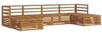 vidaXL Sofagarnituren 6 pcs Natur Massivholz Akazie