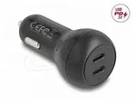 64330 - Delock Kfz Ladeadapter 2 x USB Type-C PD 3.0 mit 40 W