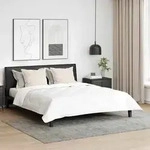 vidaXL Kopfkissen mit Kissen 2 pcs Wei&szlig; 50 x 70 cm Feder
