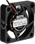 SEPA MFB30E12 Axiall&uuml;fter 12 V/DC 4.0 m3/h (L x B x H) 30 x 30 x 6.5mm