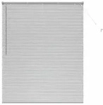 vidaXL Balkenjalousien Silber 175 x 150 cm Aluminium