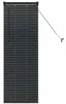 vidaXL Balkenjalousien Schwarz 130 x 50 cm Aluminium