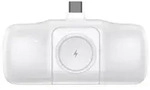 Mini-Powerbank mit integriertem USB-C-Kabel und Apple Watch Ladeger&auml;t 5000 mAh 15 W