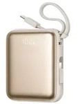 Joyroom JR-PBF27 22,5 W 10000 mAh Powerbank mit zwei integrierten Kabeln - Gold