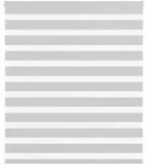 vidaXL Zebrarollo Hellgrau 125x150 cm Stoffbreite 120,9 cm Polyester
