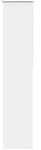vidaXL Verdunkelungsrollo Wei&szlig; 45x230cm Stoffbreite 40,7 cm Polyester