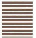 vidaXL Zebrarollo Braun 135x150 cm Stoffbreite 130,9 cm Polyester