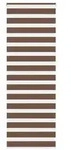 vidaXL Zebrarollo Braun 75x200 cm Stoffbreite 70,9 cm Polyester