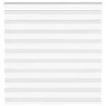 vidaXL Zebrarollo Wei&szlig; 145x150 cm Stoffbreite 140,9 cm Polyester