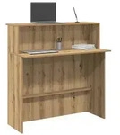 vidaXL Empfangstheke Artisan-Eiche 100x50x103,5 cm Holzwerkstoff