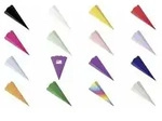 folia Schult&uuml;ten-Zuschnitt, 6-eckig, 680 mm, schwarz
