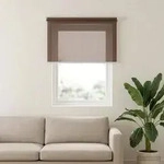 vidaXL Au&szlig;enrollo 90% UV-Block Taupe 220 x 140 cm HDPE