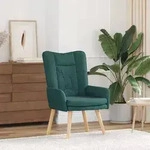 vidaXL Relaxsessel Dunkelgr&uuml;n Stoff