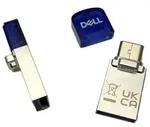 Dell Combo USB-Stick 64 GB Blau/Silber AD564594