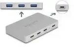 Delock - Hub - with Power Delivery 82 Watt - 3 x USB-C 3.2 Gen 2 + 3 x SuperSpeed USB
