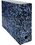 Exacompta 5x Transferbox, R&uuml;cken 90mm, 25x33cm f&uuml;r A4 - Annonay - Blau - 89722E