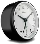 Mebus 25806, Quarzwecker, Rund, Schwarz, Wei&szlig;, 12 h, Wei&szlig;, Analog