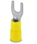 Phoenix Contact 3240043 Gabelkabelschuh 4 mm2 6 mm2 Loch-&Oslash;=5.30 mm Teilisoliert Gelb